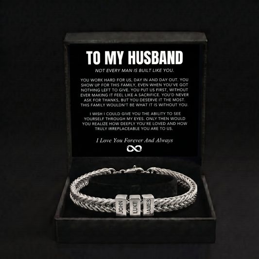 Family Name Bracelet - For the Man Who Holds Us Together