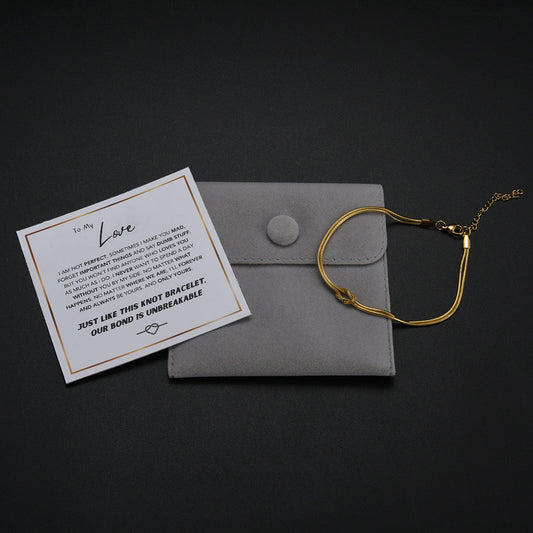 Forever Bond Knot Bracelet Set