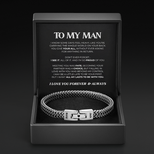 Linked Together Forever - Personalized Bracelet