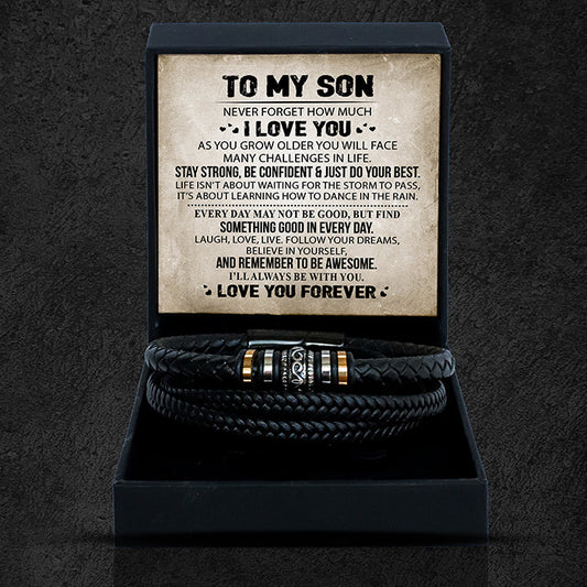 To My Son - "Love You Forever" Bracelet